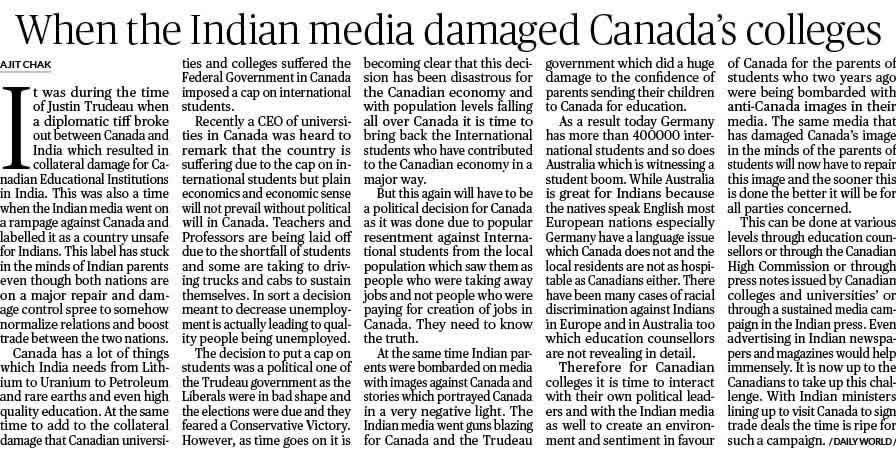 ajitchak's tweet photo. @YorkUniversity @gabrielbmiller @UWaterlooPres needed a political solution to colleges crisis in Canada https://t.co/8e3yHiDNzj