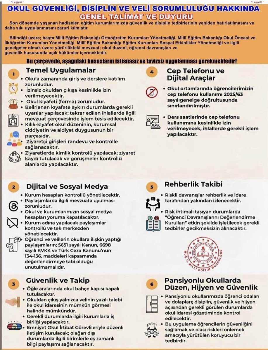 Güvenli, düzenli ve sağlıklı eğitim ortamları oluşturmak için gerekli hassasiyeti ve destekleri bekliyoruz 🙏

<a href="/meb_dinogretimi/">MEB Din Öğretimi Genel Müdürlüğü</a> <a href="/MusMilliEgitim1/">Muş İl Millî Eğitim Müdürlüğü</a> <a href="/bozyel_necdet/">Necdet Bozyel</a> <a href="/MuhlisGler3/">Muhlis Güler</a> <a href="/HaskoyMem/">Hasköy İlçe MEM</a>