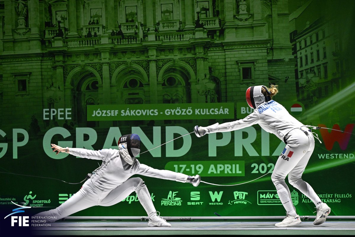 FIE_fencing's tweet image. Highlights from the Budapest Epee Grand Prix - Women's Individual Epee🇭🇺🤺

📸 Bizzi / Augusto Bizzi

#esgrima #fencing #escrime #budapest #hungary