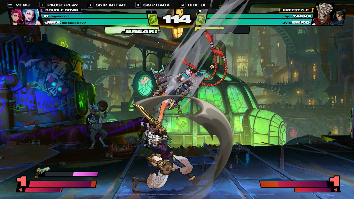 defnotdylo's tweet photo. #2xko can anyone explain i want to understand why i lost here https://t.co/4pafSLjm3a