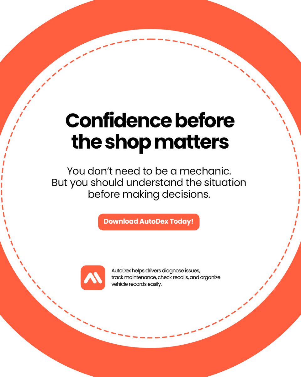 autodexai's tweet image. When your vehicle signals an issue, guesswork often leads to unnecessary stress and unexpected expenses. AutoDex serves as your intelligent vehicle companion, before you schedule a service appointment.

🔗Download: apps.apple.com/us/app/autodex…

#VehicleMaintenance #MobileApp #AITools