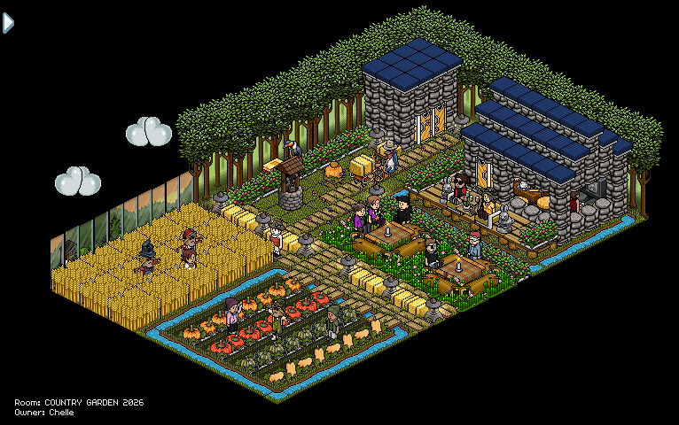 Miiechelle's tweet image. COUNTRY GARDEN 2026 by Chelle
@HabboOrigins 
#HabboHotelOrigins #HabboOrigins