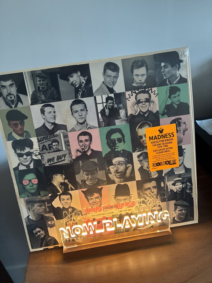 facetsquared's tweet image. Sunday evening tunes. Madness - Faces For Radio: The BBC Sessions 1979-1982 (2026). New release for Record Store Day. Some interesting songs and takes. @MadnessNews #vinyl #nowplaying