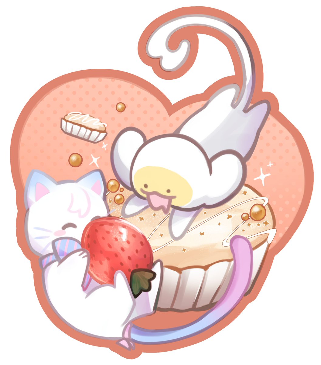 mimibunu's tweet photo. My white chocolate sticker for— no no, don't eat the seinyan !!! 😨 #Debonheir #Seinyan https://t.co/SnjLTCFyDz