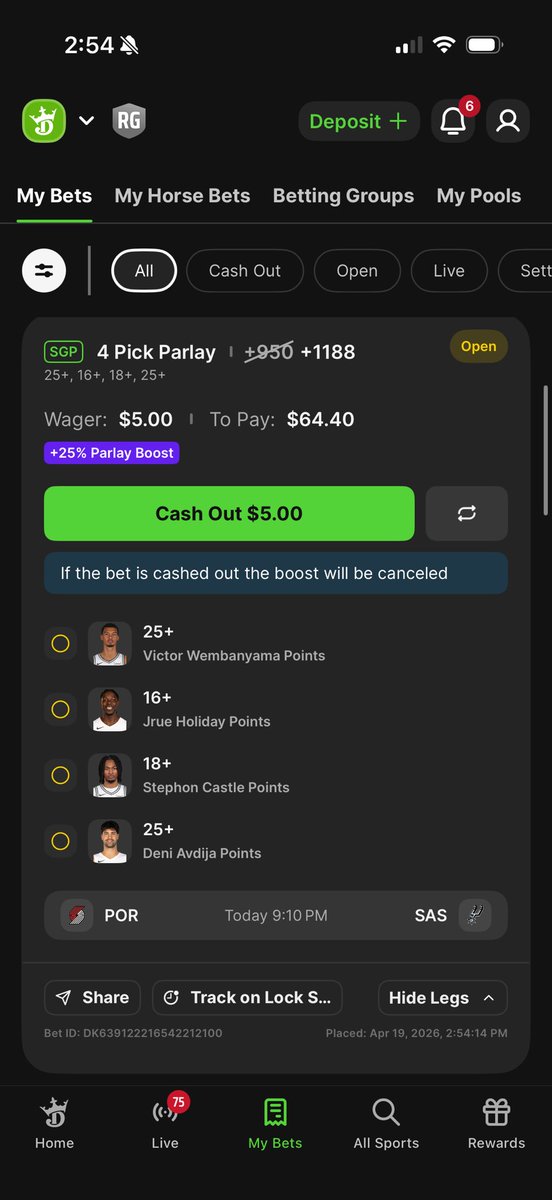 godsworstbetter's tweet photo. Another day another fade. Nothing clever to say don’t take any of these picks https://t.co/n6YVL5G0im