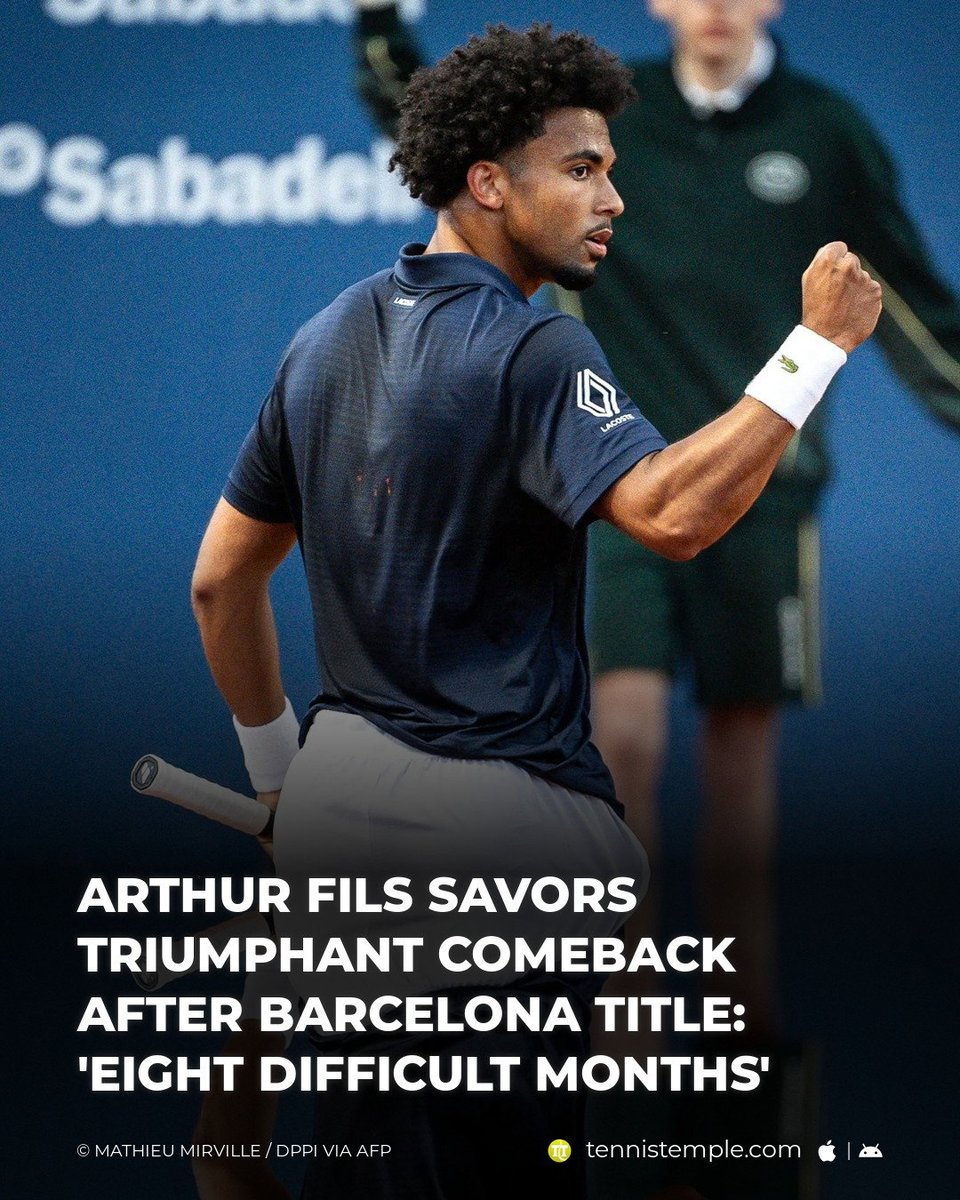 tennistemple_en's tweet image. Crowned in Barcelona, Arthur Fils Reflects on Injury Struggles Before Stunning Return to Tennis #ATP500 #Barcelone #Fils

🎾 w.tennistemple.com/2Kt3M