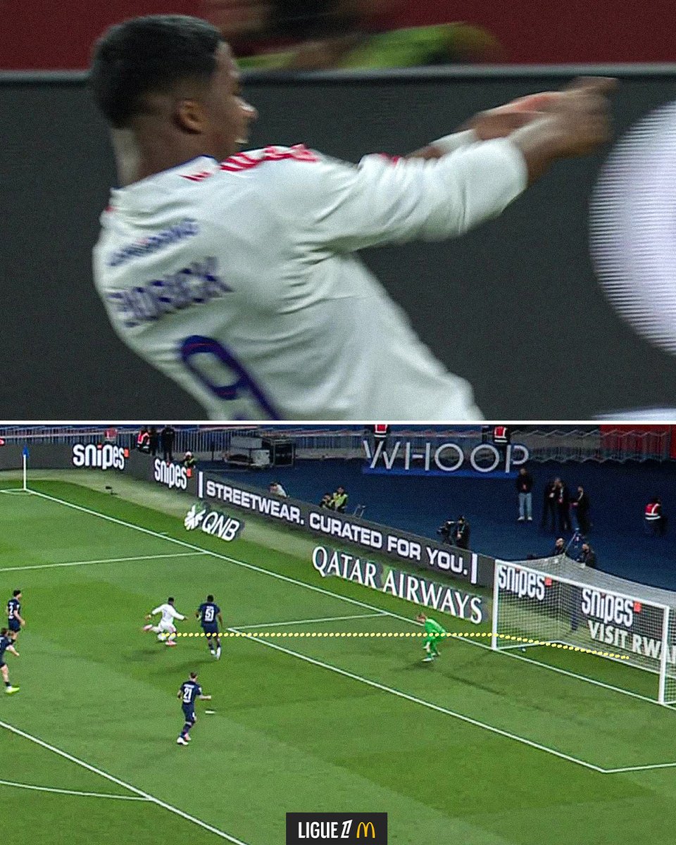 Golazo de Endrick al PSG en el Parque de los Príncipes 🌟🇧🇷