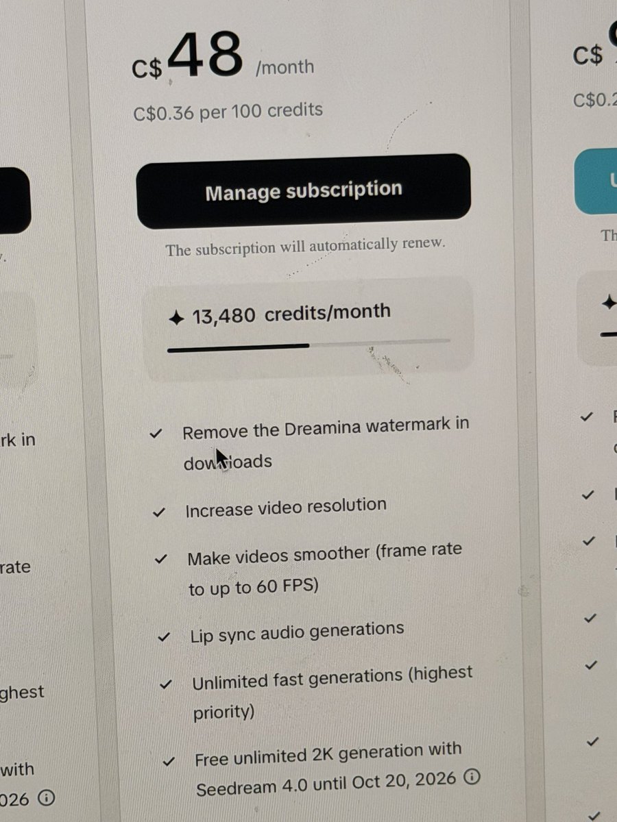 TONY313MONTANA's tweet photo. @dreamina_ai Help no credits given after purchasing a month https://t.co/JV0rrPpXTP