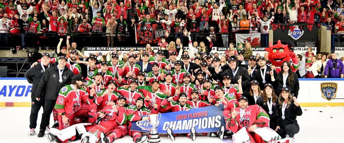 Congratulations, <a href="/cardiffdevils/">Cardiff Devils</a> 🏆 | #EIHL #POWF26