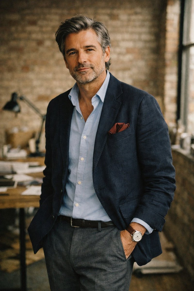 Outfits for Men Over 50: A Curated Selection of 44 Stylish Looks That Actually Work vagazine.com/outfits-for-me…