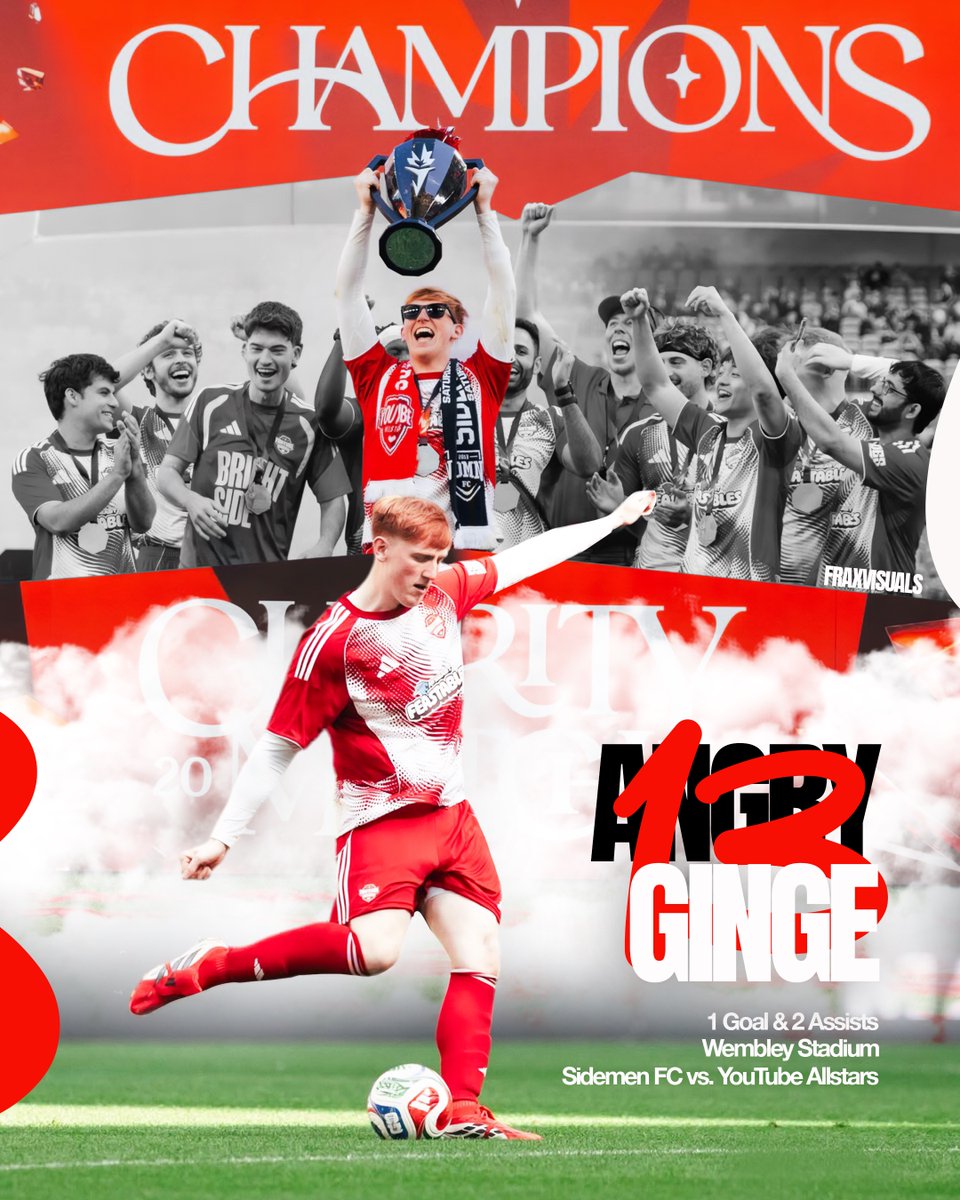 FraxVisuals's tweet photo. @angryginge13 Sidemen Charity Match Design https://t.co/twblAcrGYX