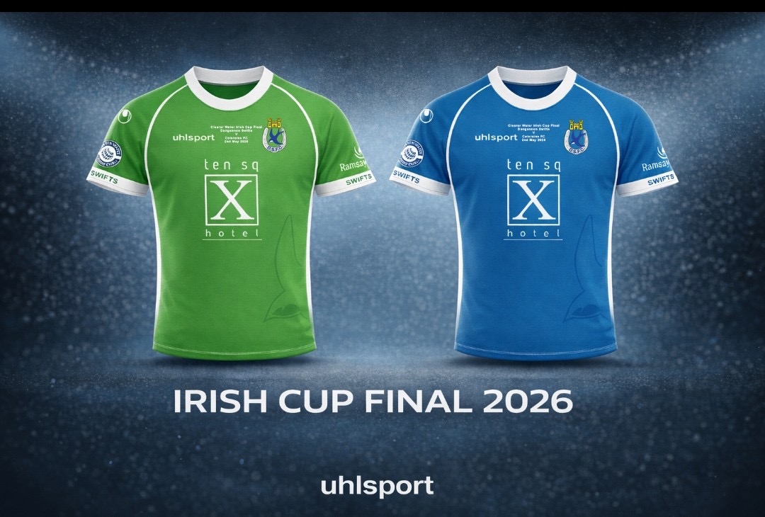 DgnSwifts's tweet photo. 🏆 Irish Cup Final Replica Shirts – Pop Up Shop Now Open! 👕

Show your support for Dungannon Swifts FC ahead of the Irish Cup Final with our official replica shirts!

🛒 Online shop closes:
📅 Saturday 2nd May
⏰ 2:00 PM

📦 Delivery:
Please allow 4–5 weeks for delivery after the shop closes.

Don’t miss your chance to get yours and back the Swifts in style! 💙⚽

🔗 Shop link https://t.co/XXZKdbsKN3