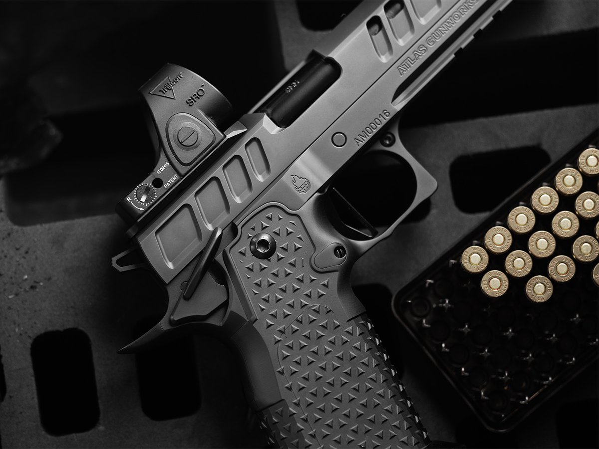 AtlasGunworks's tweet photo. Atlas Gunworks is honored to be on-site for the grand opening of @modern.warriors Nashville on 4/25. This will be the first time post-SHOT Show the entire V3 pistol lineup will be in one place together. 

Come stop by, say hi, and get some trigger time with our most refined offerings yet.