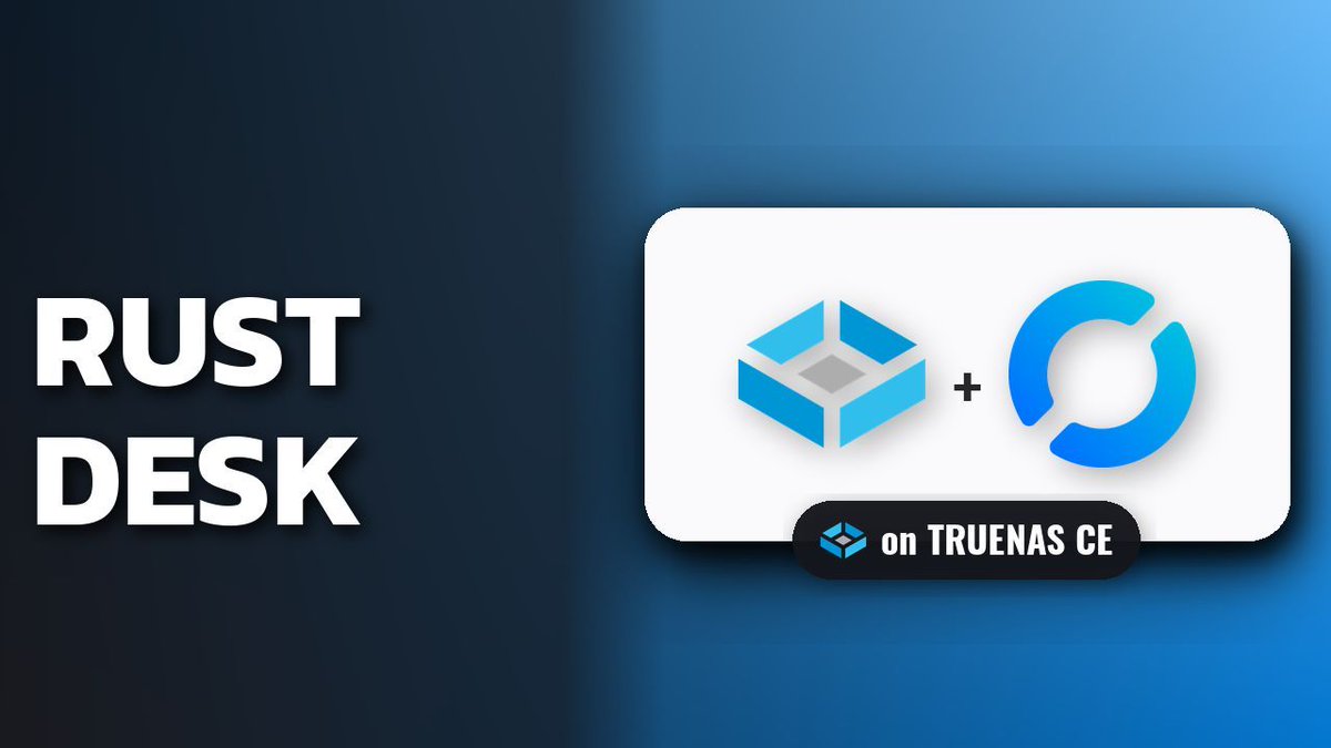 Serversathome's tweet photo. Stop paying for TeamViewer! Learn how to self-host your own remote desktop relay with RustDesk on TrueNAS. Total control, no subscriptions. Watch the full guide now.

#homelab #selfhosted

https://t.co/2o1QYpgWZd https://t.co/lH90siMQZb