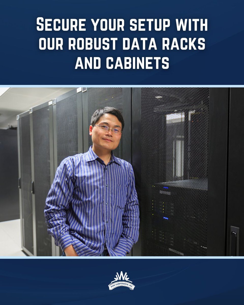 WiseComponents's tweet image. Rock-Solid Data Racks &amp;amp; Cabinets 🗄️

Secure your setup with our robust data racks and cabinets. Built to last, they ensure your infrastructure stays organized and efficient. 

#DataRacks #Infrastructure #WiseComponents