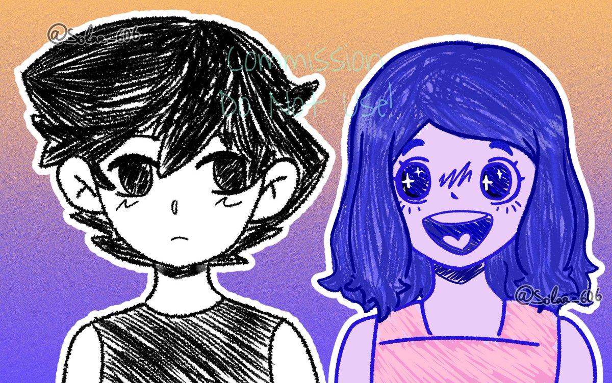 Recently played Omori, and fell in love with it!! So I asked for something in particular! 💙❤️

Art by solar_606_ on Instagram!

#amourshipping #satosere #サトセレ