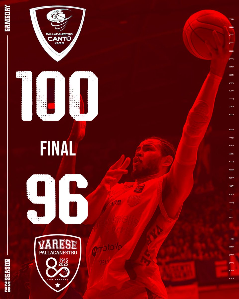 PallVarese's tweet photo. Risultato finale a Desio.
Grazie per averci trasmesso ancora una volta tutto il vostro affetto biancorossi.
Vi aspettiamo domenica prossima a Masnago per la partita contro Cremona‼️

Fino alla fine Forza Varese! 
#CanVar #NoiSiamoVarese https://t.co/vrL59EikY0