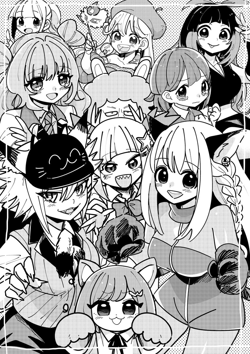 今月の読み切りのモニカも、最強ジャンプオリジナル作品のヒロインに仲間入りできたら嬉しいな～!(願いを込めたファンアート)
#惑星お姉ちゃんモニカ 