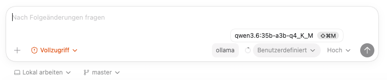 powtac's tweet image. I'm using #qwen 3.6 35B with #Codex  via #Ollama on my #macMini. That is an really nice setup, works very - it is slower than running a model the cloud. 🤖⌨️