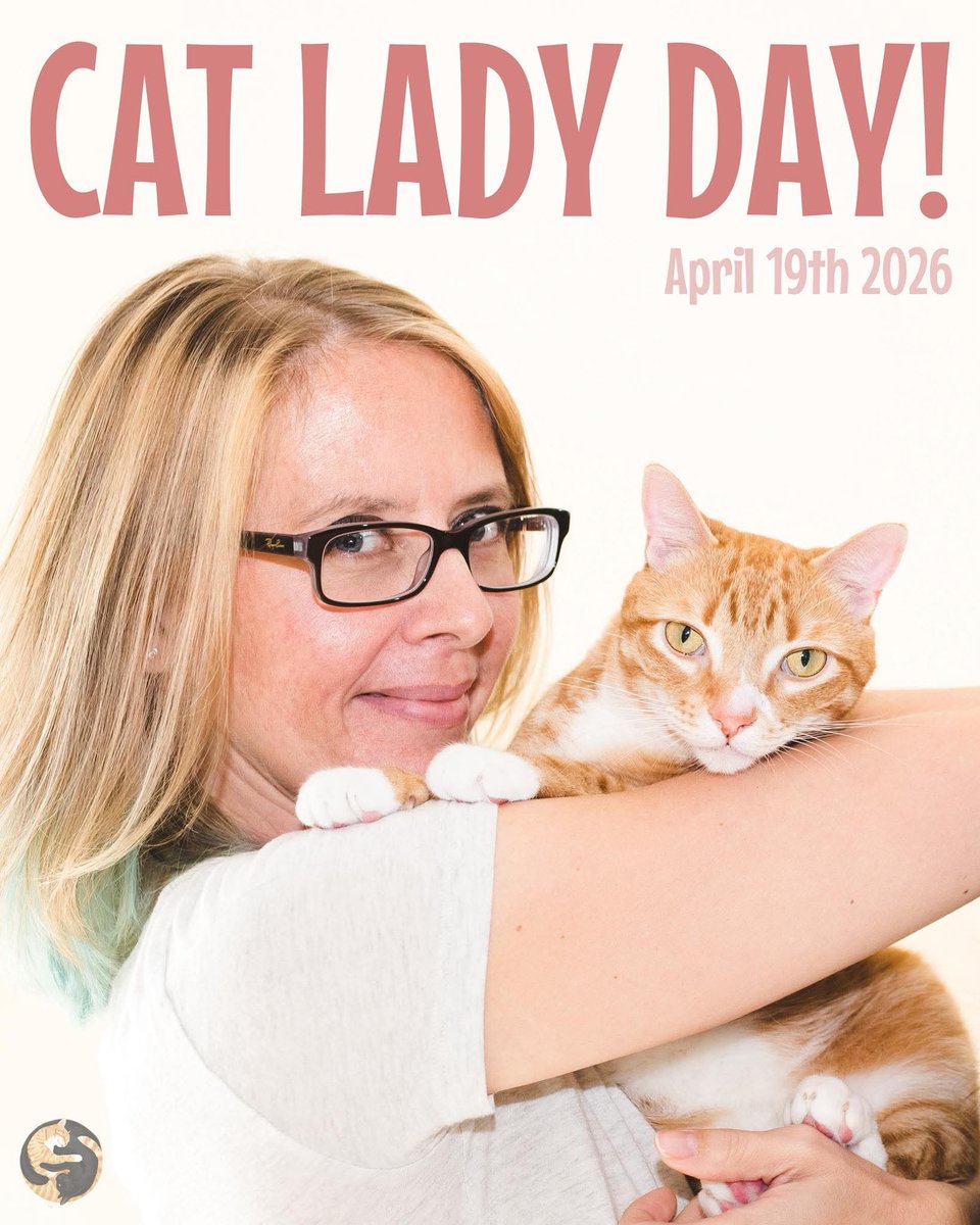 We wish all you wonderful cat ladies out there a fantastic day!

#CatLadyDay #CatLady #Cats ##MeowMoments