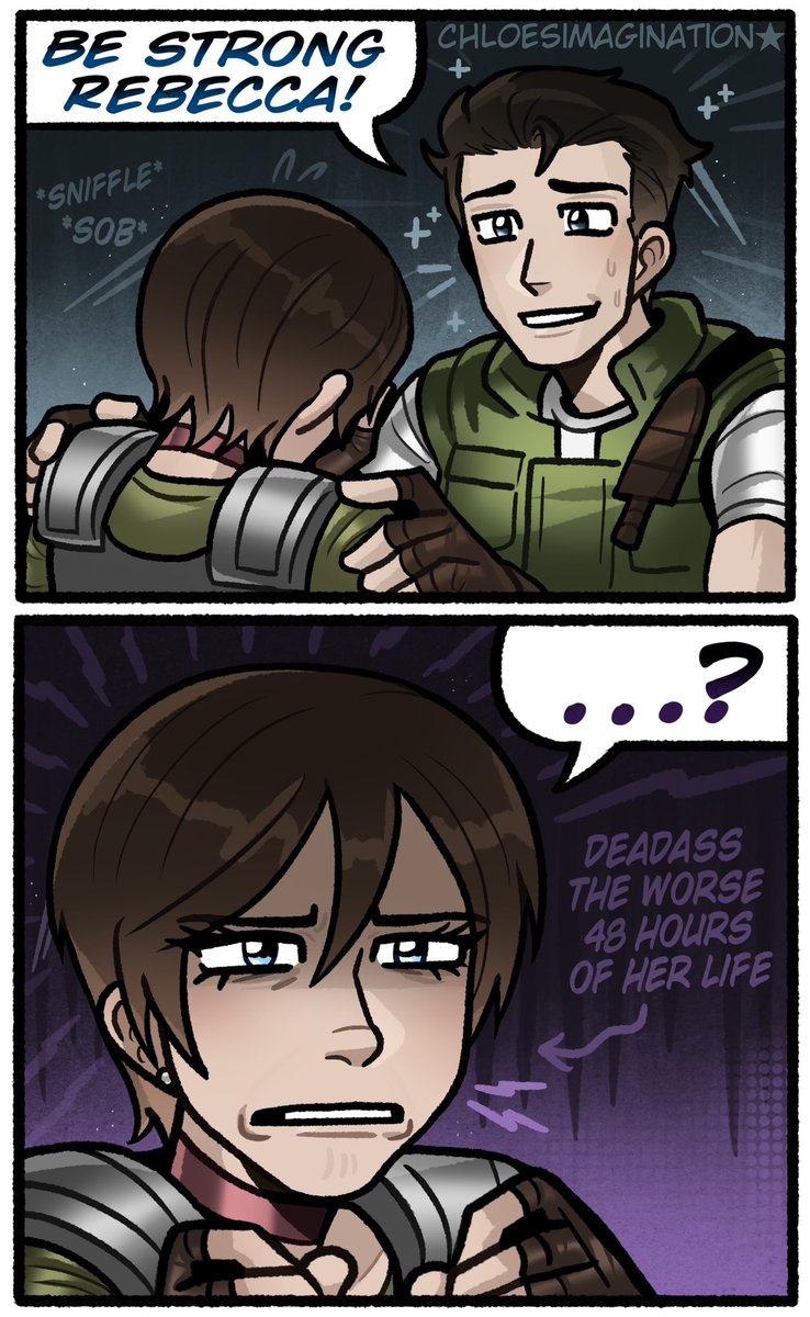 Chris isn't really good at pep talks in Resident evil,,