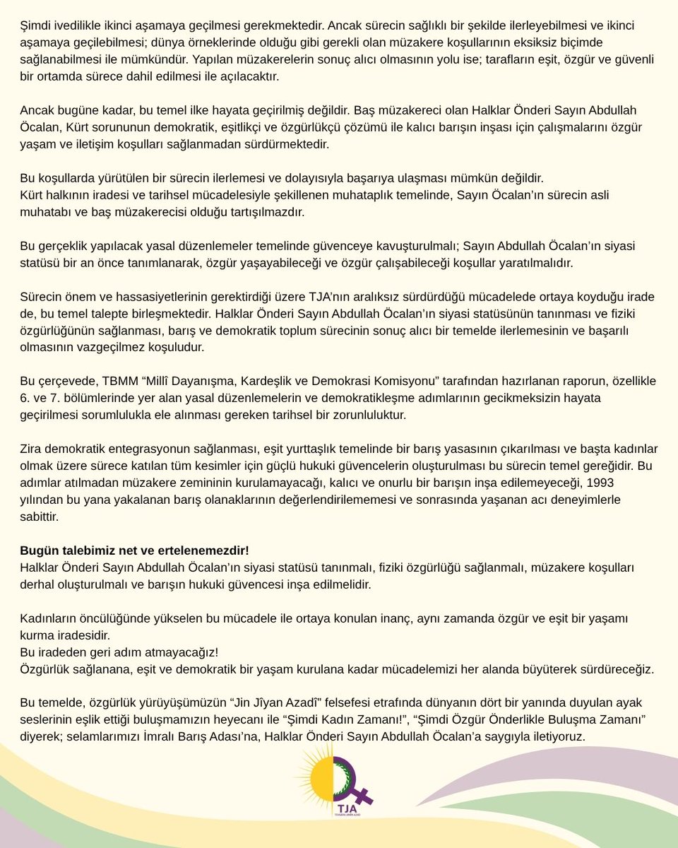 Tevgera Jinên Azad tweet media