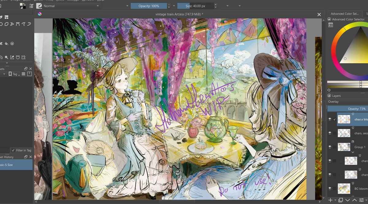 hollowheartt1's tweet image. WIP #WIP #digitalart #illustration #workinprogress #vintagetrain