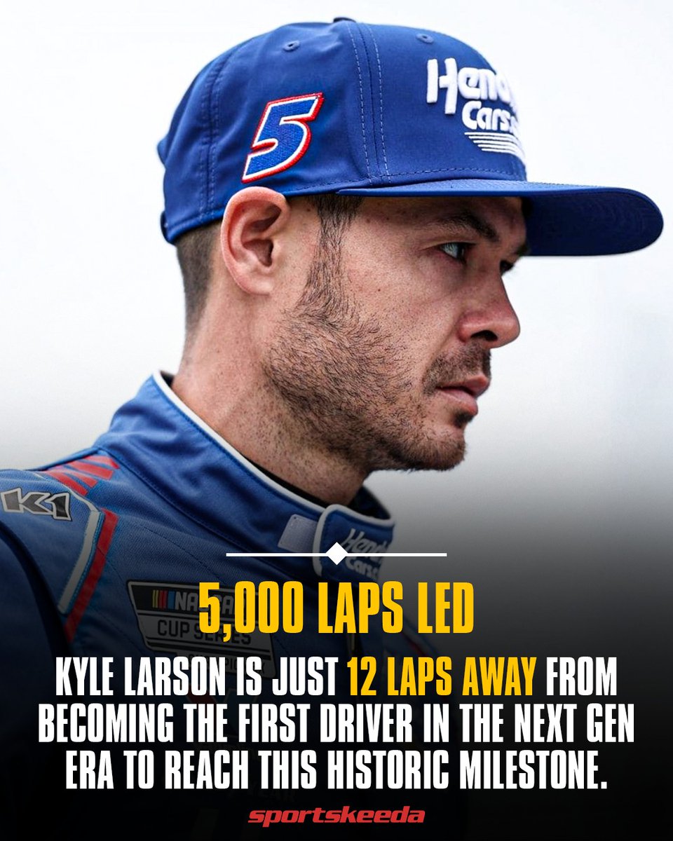 On the edge of history, Kyle Larson is moments away from rewriting the Next Gen record books🔥👀

#KyleLarson #NASCAR #NextGen