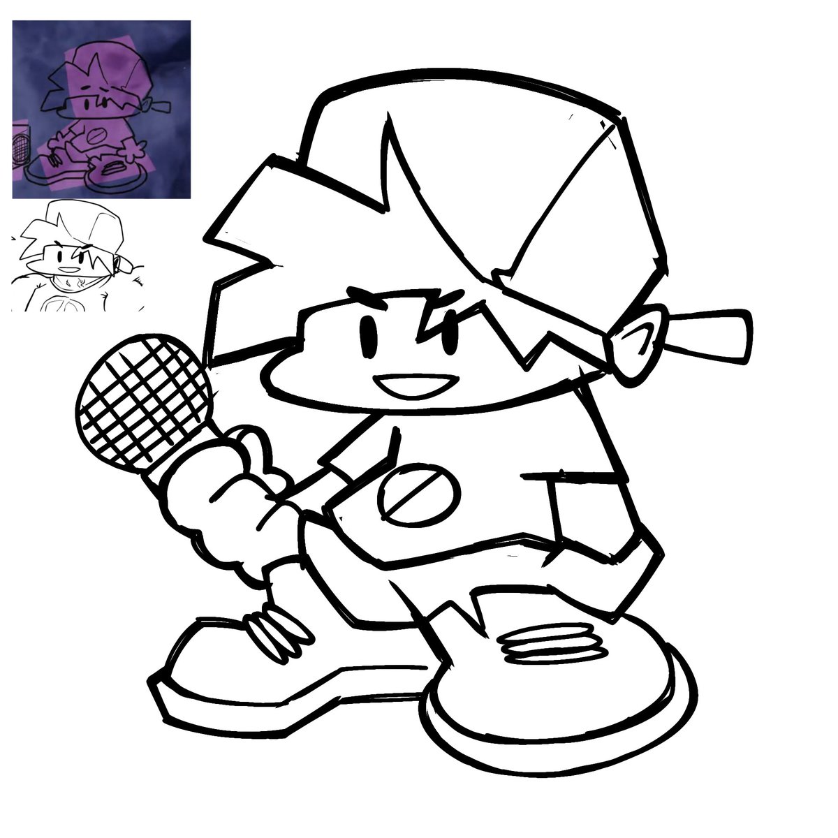 AmeIGuess's tweet image. Im.bored so i decided to semi sprite that specific boyfriend that appeared in like 2 animations i think unless im stupid and hes somewhere else

#fnf #fridaynightfunkin #fnfbf #fnfboyfriend