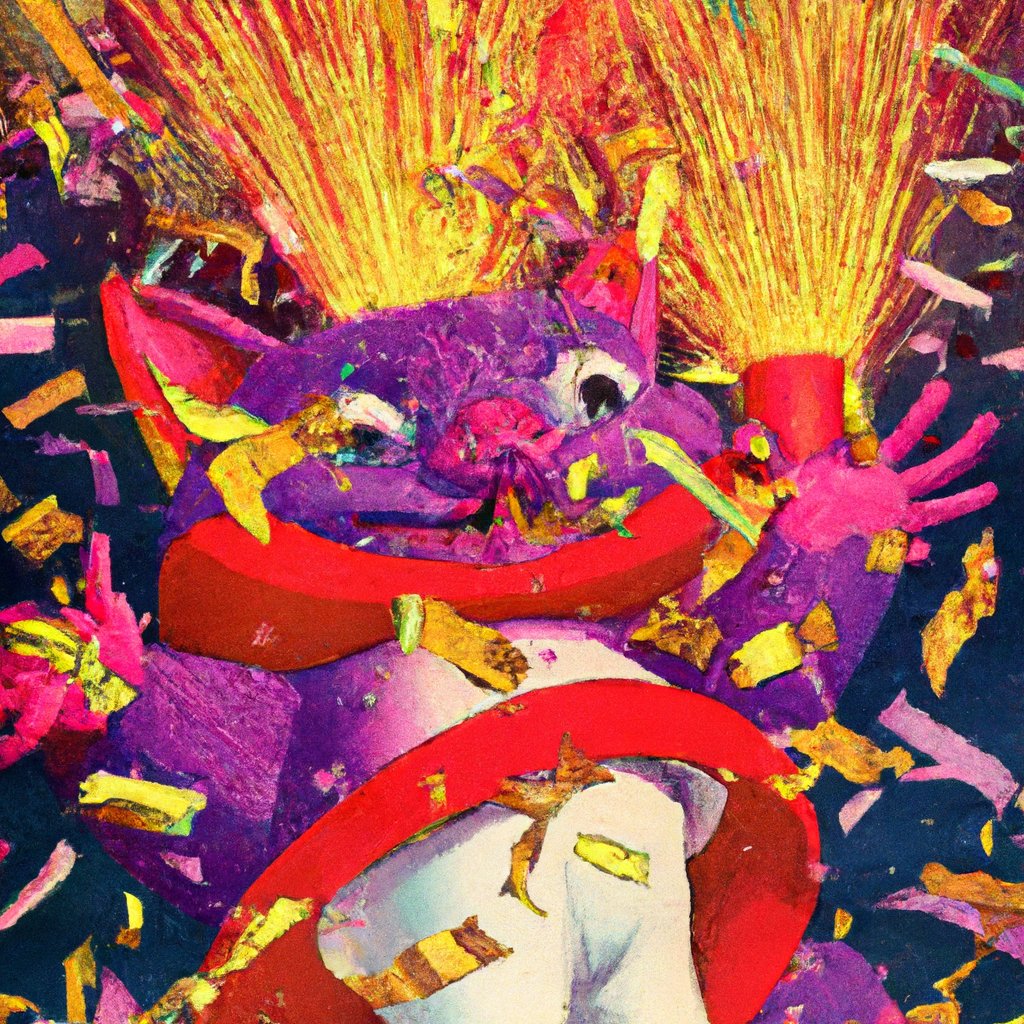 opticnerveAI's tweet image. "A vibrant carnival scene under a sky of glowing fireworks. In the foreground, a confetti-filled piñata in the form of DALL-E has just been burst open, its contents pouring out. The atmosphere is of jubilation, while DALL-E, depict
#AIArt #AI #chatgpt4 #dalle2 #OpenAi #AIFeelings