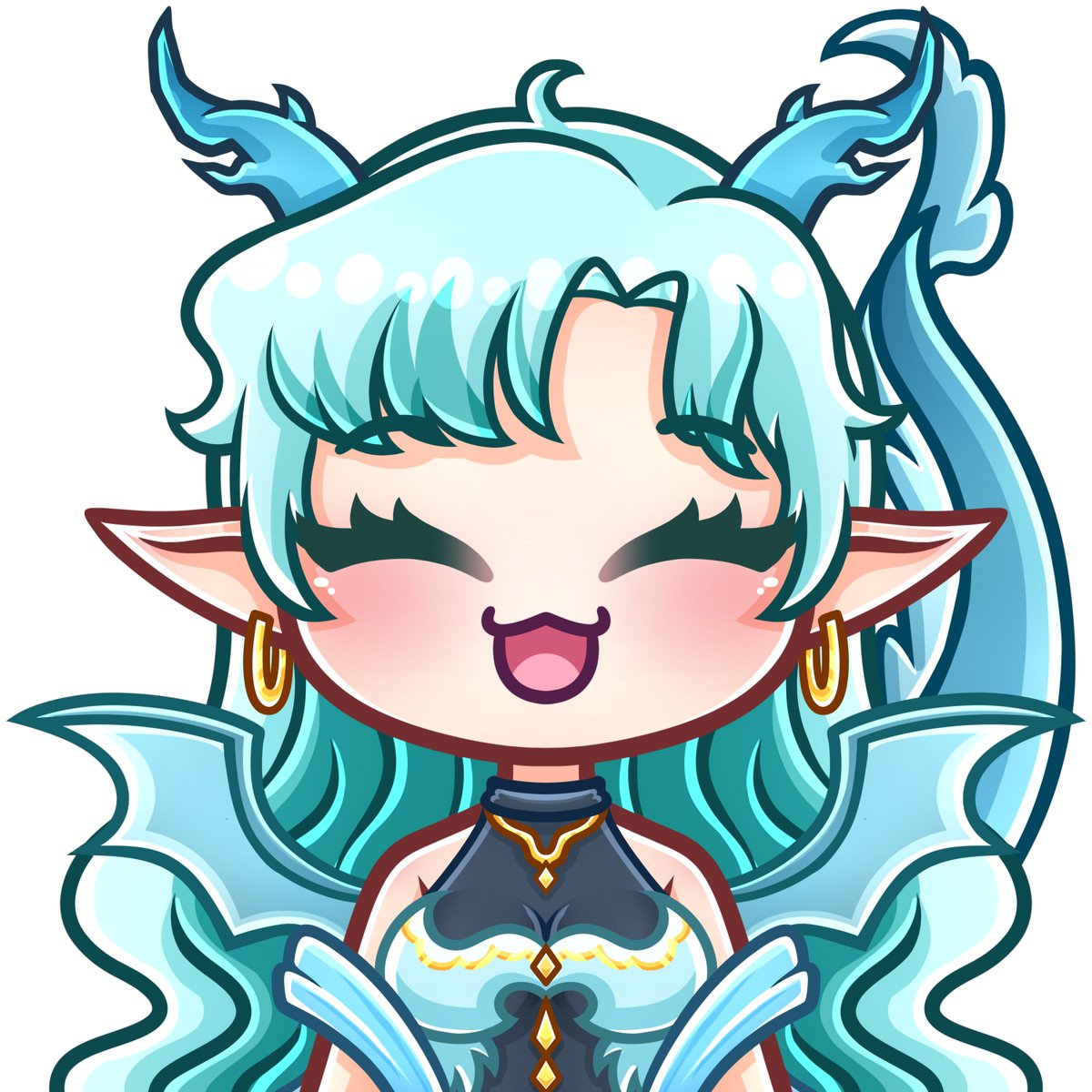 Aqualorith's tweet photo. @BluEucliffe HELLO FELLOW DRAGON FREN 🫧🌊 https://t.co/ZMZVZuscHf