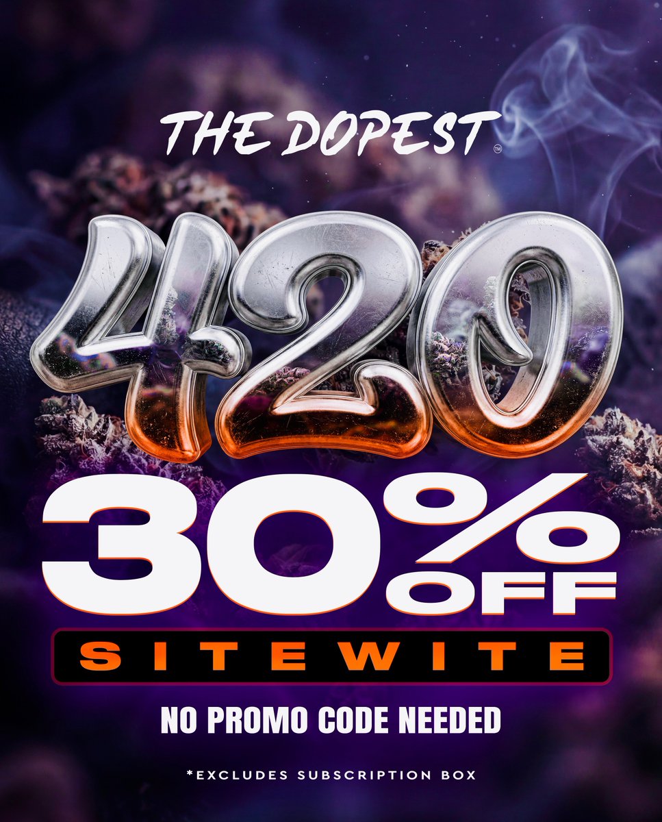 The_Dopest_Shop's tweet photo. 420 PROMO UPGRADE PLUS NEW DROPS: https://t.co/BkDVHMH7Ke