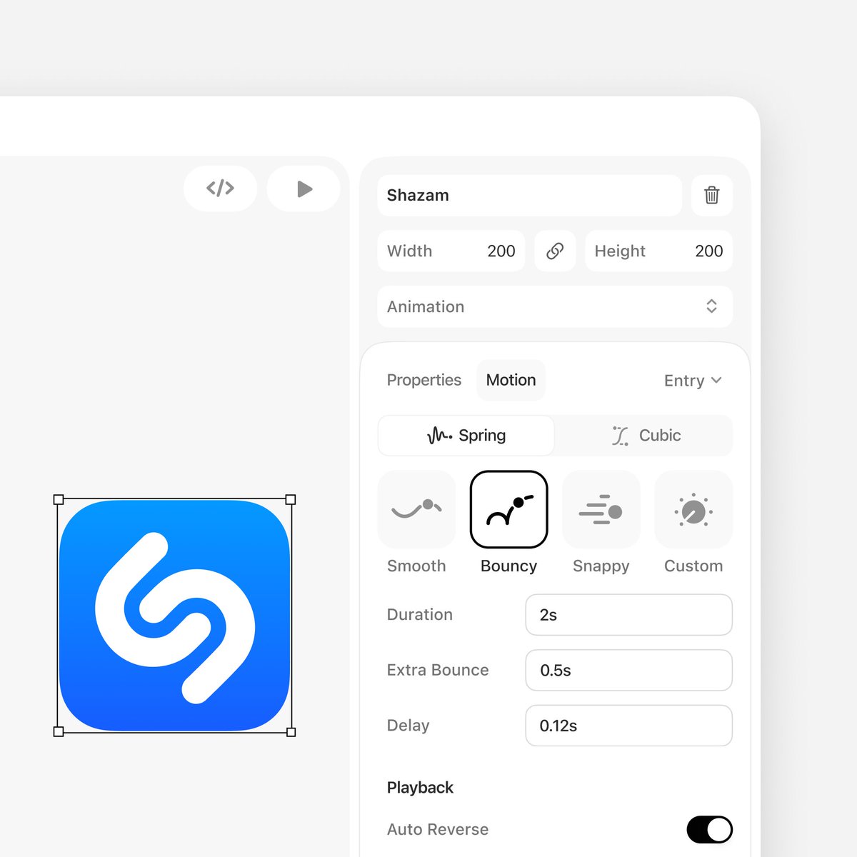claude design is sweating the details, I made a SwiftUI transition ...