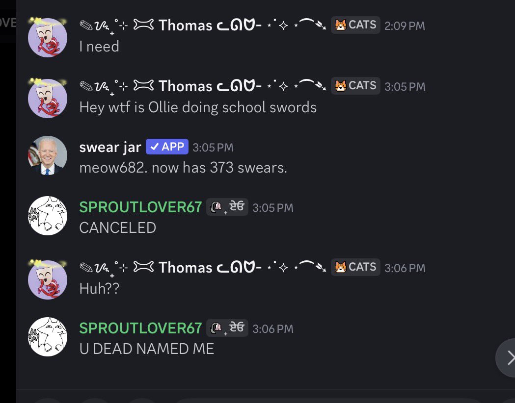 sodacanzmachine's tweet image. My name is Bored #cancel @kidistrying /j