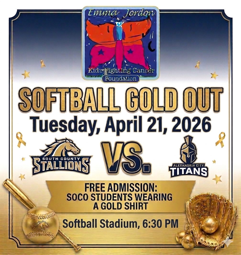 SoCoSoftball's tweet photo. Come join and support by wearing anything gold! https://t.co/mhbJw7i61b