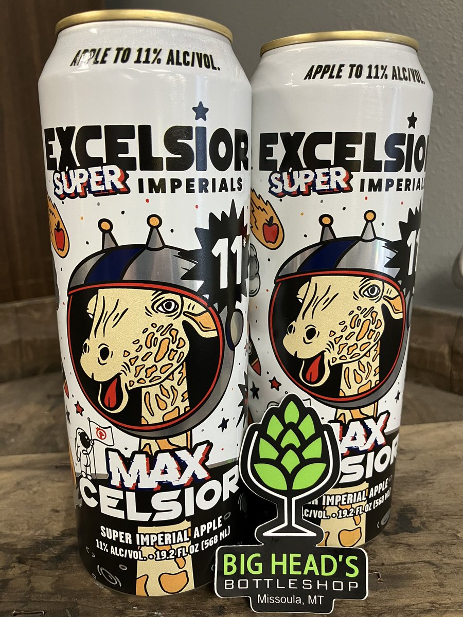 #cidersunday A lot of you like your ciders big, well how about a Super Imperial MaxCelsior from @schillingcider 🍎 #missoula #bottleshop #hardcider #montana