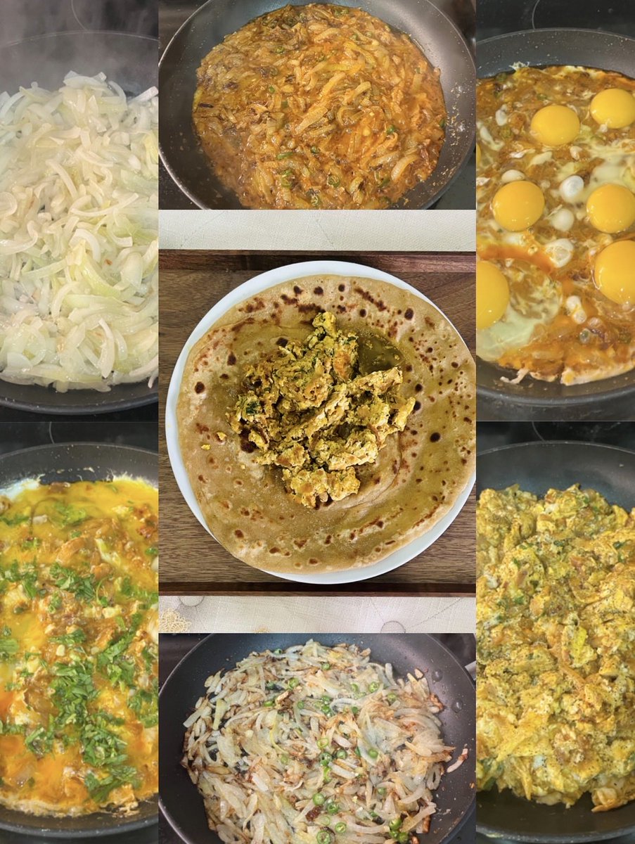 IHameedQ's tweet image. فبِایِّ اٰلآءِرَبِّکُمٰاتُکذِبٰن ❤️

The best #SundayBrunch in making. #AndayPyaz with Paratha &amp;amp; Achar. 
 #IMadeIt 🙏