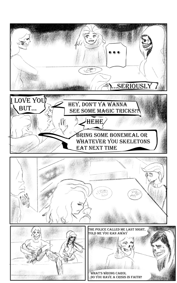 LaffyArtist's tweet photo. Page 2

Rough draft of chapter 1 is done, now it's just completing. All pages will be uploaded to Ko-fi https://t.co/6D2enQeliy