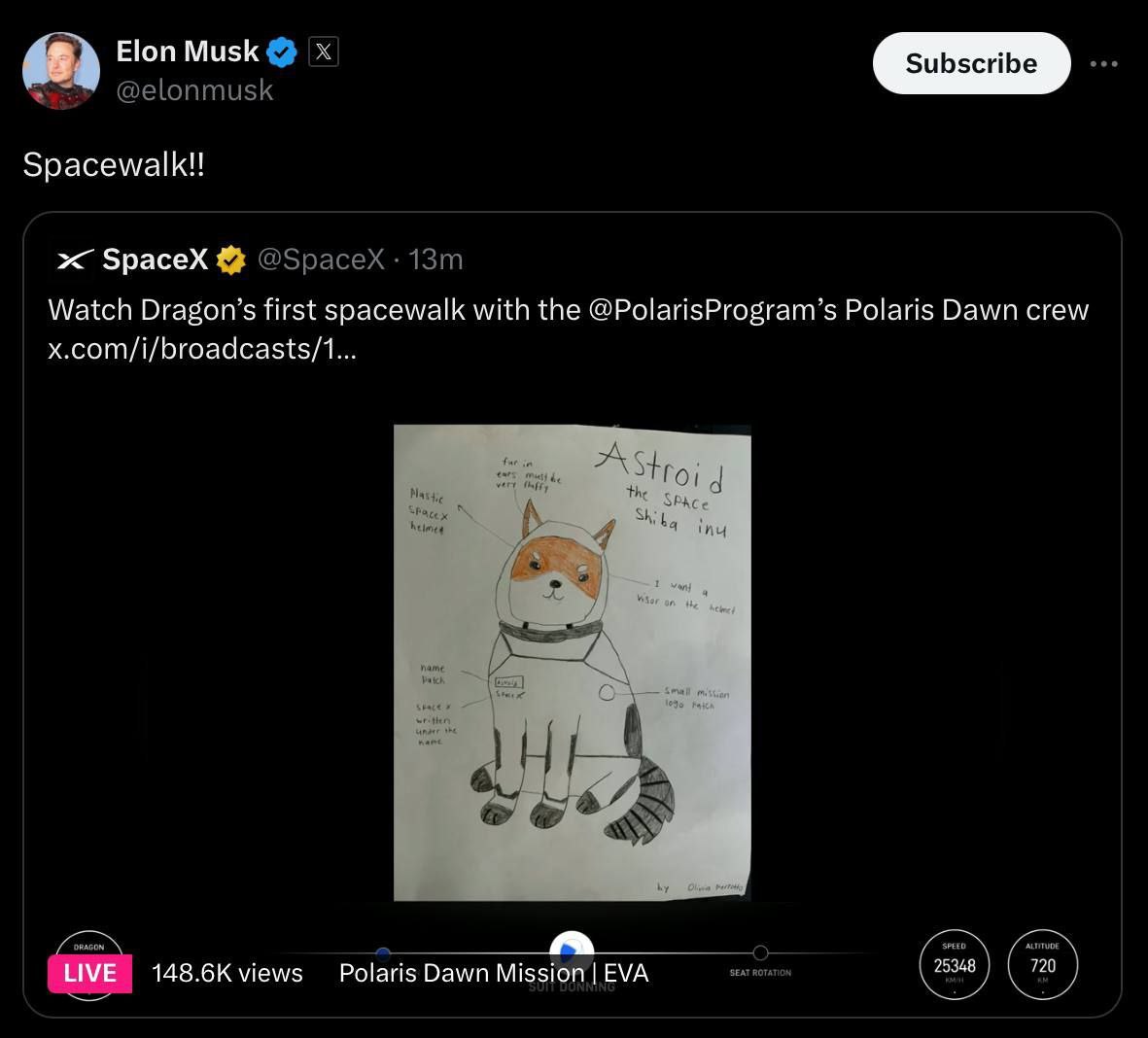 Astroid the Space Shiba inu tweet media