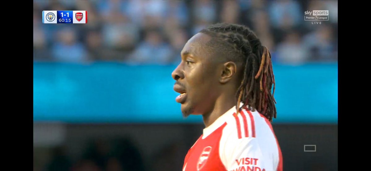 Arsenalnewschan's tweet image. 🗣️Arsenal legend Patrick Vieira did not want to see Eberechi Eze subbed off in the #Arsenal City game today: “Eze didn’t stay on the left-hand side, he came inside and created the overload and that was, I think, the tactical plan. It was really interesting to see him in that