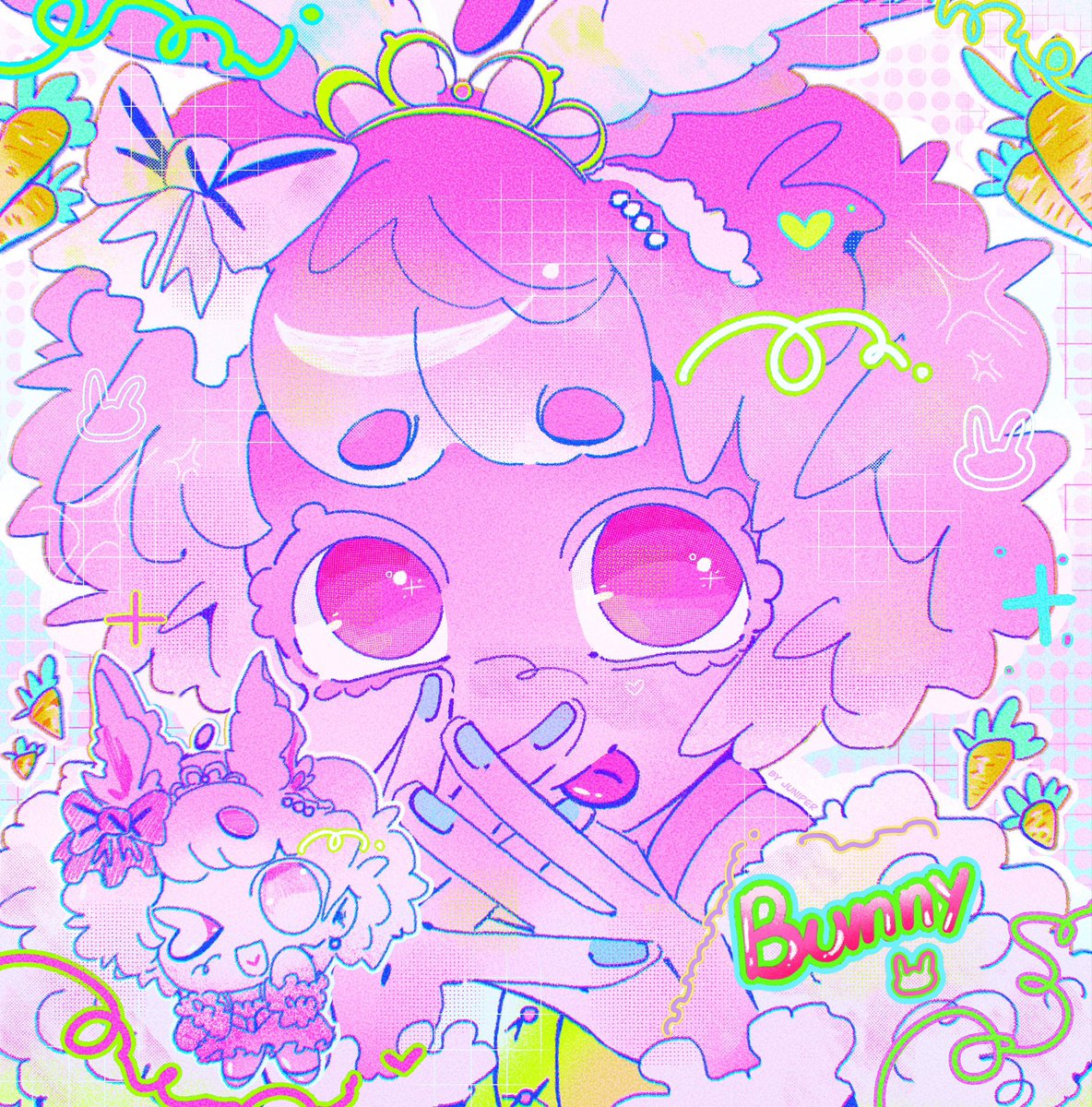 loljuniper20's tweet image. #prsk_fa bunny emu