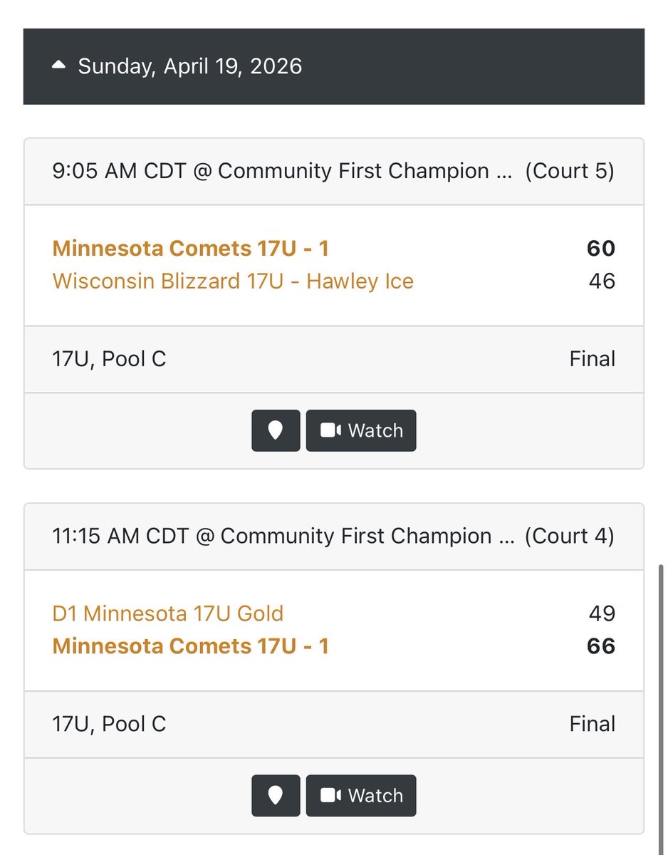 Minnesota Comets 17U Hondl 🏀 tweet media
