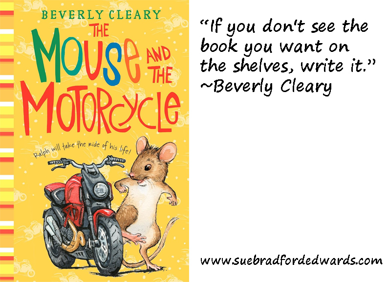 SueBEdwards's tweet image. I'm celebrating National Library Week (4/19-25/2026) by posting quotes from beloved authors.  The first is a word of advice for authors from the amazing Beverly Cleary. 
#booklover
#writingadvice