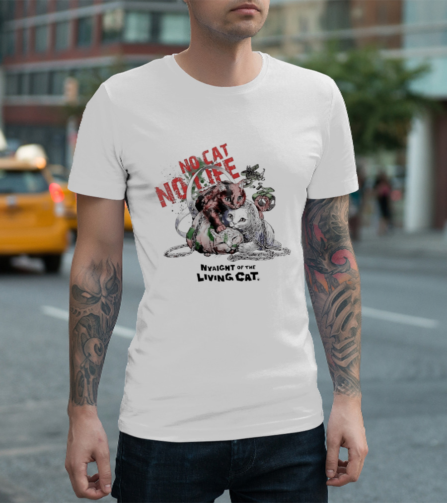 feriziabrand's tweet image. Hear me out: I just spotted this "Nyaight Of The Living Cat No Cat No Life" T-shirt and it totally made me smile! 😺 It perfectly captures my cat obsession. Anyone else feel like this fits their vibe? ferizia.com/product/t-shir…

#Cats #Tshirt #CatLife
