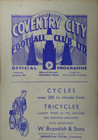 Dunsbyowl's tweet photo. #OnThisDay in 1952, Wednesday were promoted from the 2nd Division as Champions after winning 2-0 away at @Coventry_City in front of 36,337 Both #swfc goals the Wednesday #Legend Derek Dooley. #SheffieldDouble https://t.co/e7qWtQTZk8