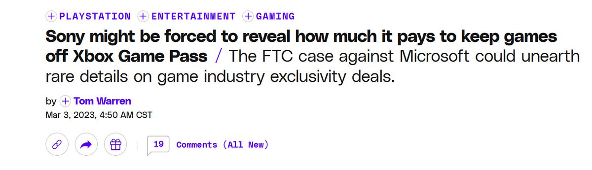 vgfytschool's tweet image. guys!

Before "fixing" #Gamepass, I've got one last question. 
Do y'all have any hypothesis as to why #PlayStation was reportedly allegedly paying to block games from going to Gamepass?

Thanks in advance!