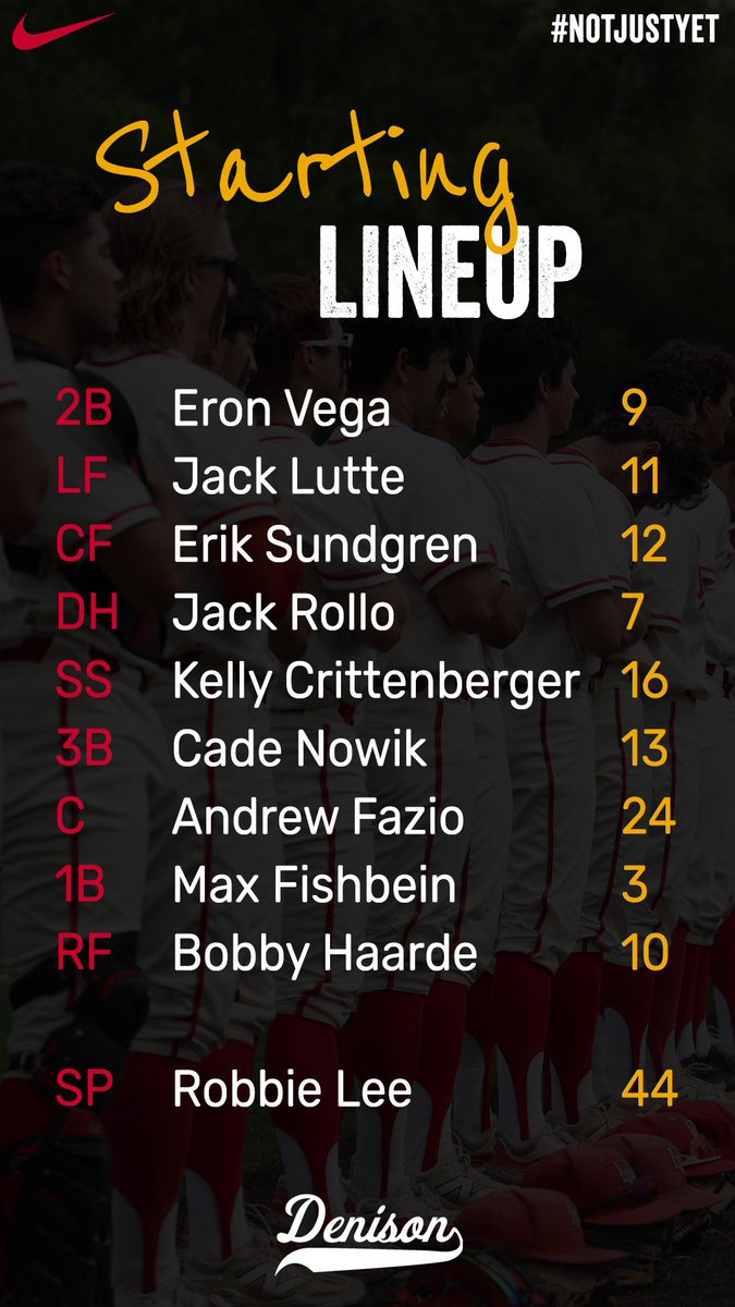 Denison Baseball tweet media