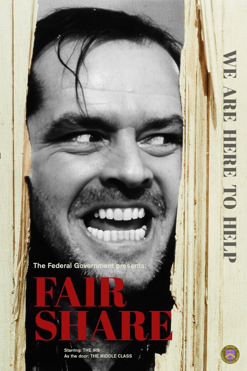 rutowskim's tweet image. They said they only wanted the billionaires. They lied. 🎬

#FairShare #IRS #MiddleClass #USPolitics