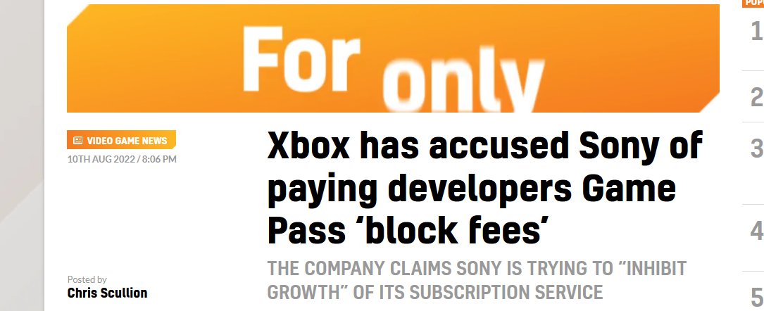 vgfytschool's tweet image. guys!

Before "fixing" #Gamepass, I've got one last question. 
Do y'all have any hypothesis as to why #PlayStation was reportedly allegedly paying to block games from going to Gamepass?

Thanks in advance!