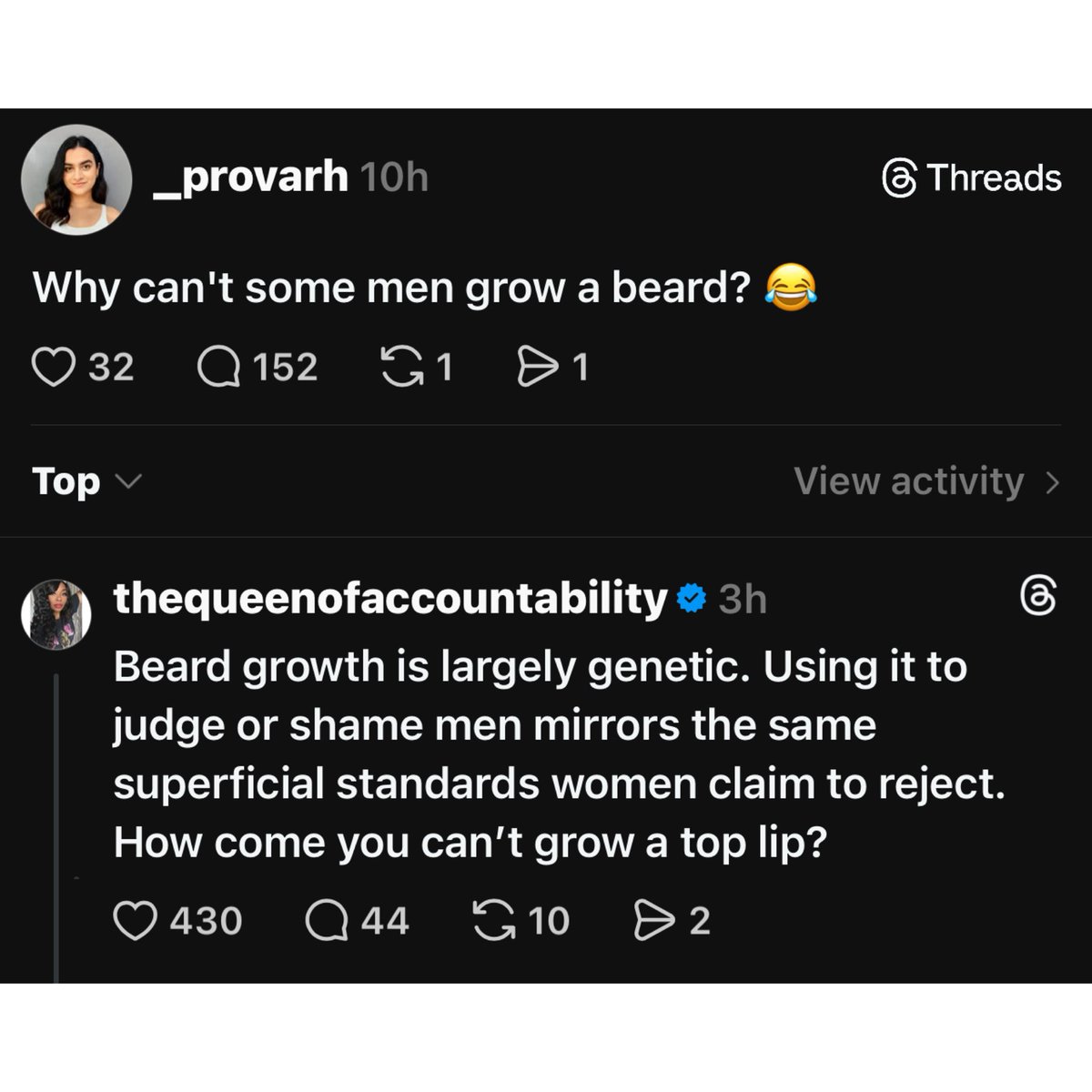 Blocked me😂😂 

LMTLO- Laughing My Top Lip Off😂